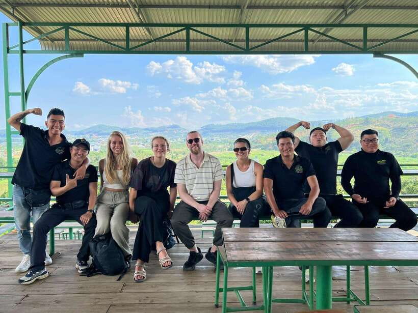 Dalat: MOTORBIKE TOUR TO PONGOUR FALLS- SILK- COFFEE FARM - How much time you really get at each stop