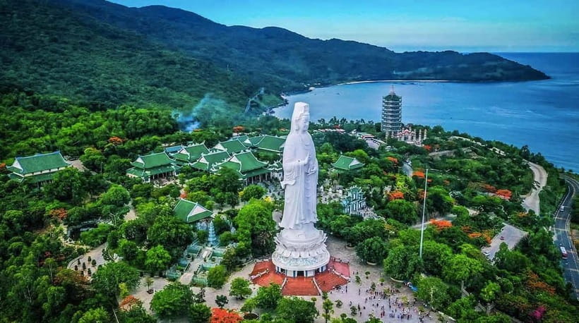 DaNang/HA: Lady Buddha, Marble Mountain & Am Phu Caves Tour - Marble Mountains, where temples hide inside stone