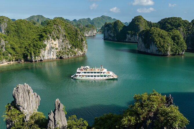 Day Tour Serenity Cruise at Lan Ha Bay from Hanoi, Hai Phong - Kayaking, swimming, boat jumps, and the two slides