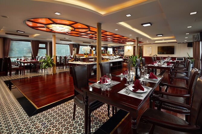 Dora Cruise - Luxury 5 Star Cruise in Halong Bay & Lan Ha Bay (2D1N) - Morning Tai Chi, breakfast, and the final Halong Bay passage