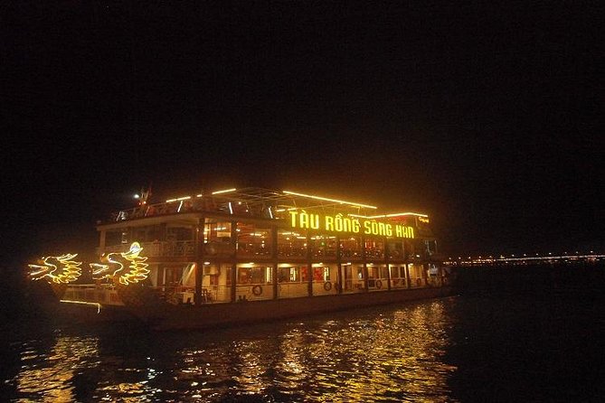 Dragon Cruise by Romantic Yatch: Tasty Beer/Flower/Cake & Dance - What this Da Nang night cruise actually offers