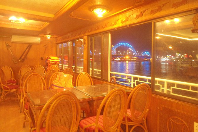 Dragon Cruise by Romantic Yatch: Tasty Beer/Flower/Cake & Dance - Under the Han Swing Bridge
