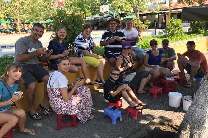 Evening Walking Food Tour, folk game and lantern boat - What the $39 price really covers