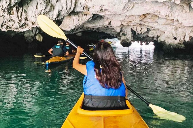 Excellent Halong Bay Day Cruise All Inclusive From Hanoi - Hang Luon by kayak or bamboo boat