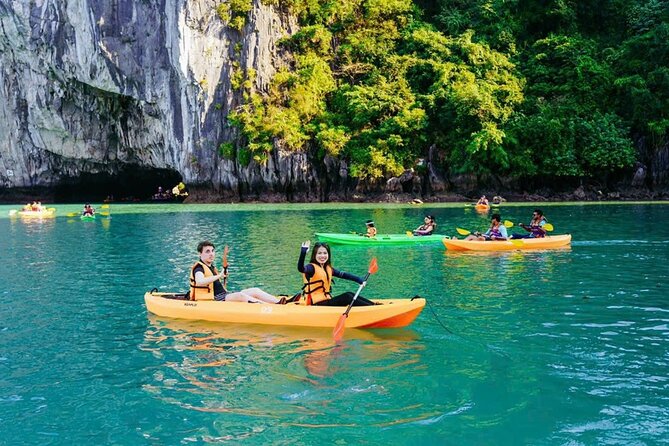 Excellent Halong Bay Day Cruise All Inclusive From Hanoi - Guide Mr Ben and the group atmosphere