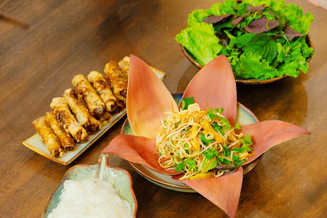 Experience Hanoi Cooking Class with Free Wine Tasting - From Market Basket to Four Vietnamese Dishes