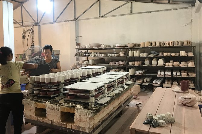 Explore Bat trang village & Ceramics factories with local guide - The pottery class and your own ceramic piece