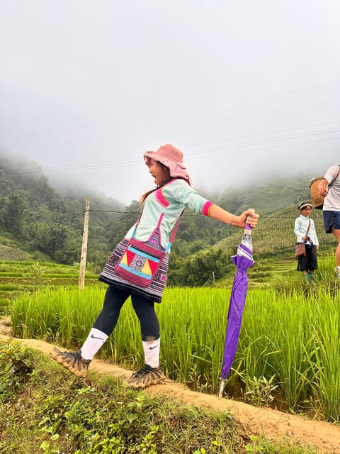 Explore Sapa by TrekkingAdventures, Mountain,Rice fields - Walking onward to Ta Van Village
