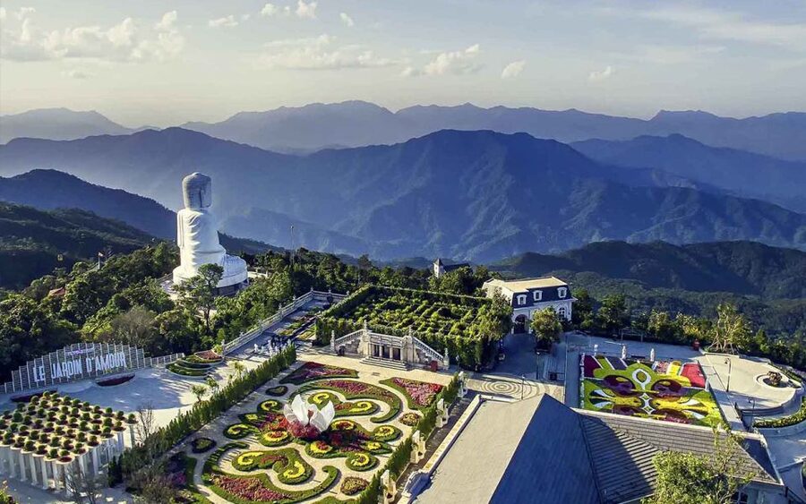 From Da Nang or Hoi An: Ba Na Hills Golden Bridge Tour - The second cable car and French Village