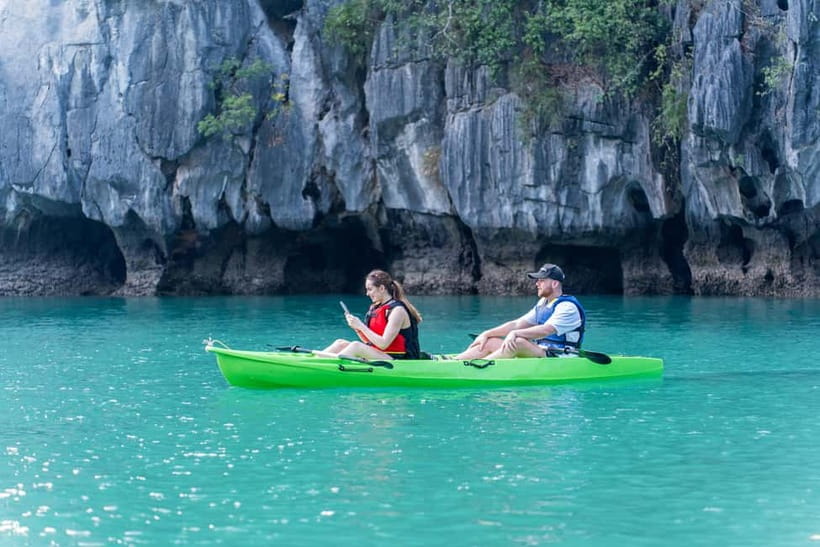 From Ha Long: Luxury Symphony Day Cruise with 2 Jacuzzi Pool - 10:00 at Ha Long International Cruise Port