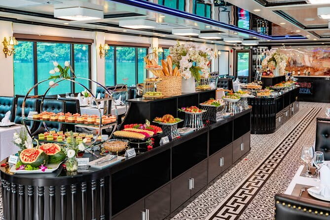 From Hanoi: 1-Day Halong 5-Star Cruises with Big & Small Groups - Lunch with seafood and vegetarian choices