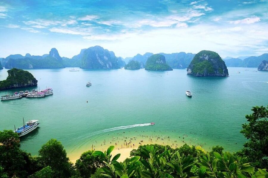 From Hanoi: 2-Day Ha Long Bay Tour with Ninh Binh and Cruise - Sung Sot Cave brings the first major stop