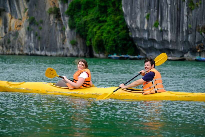 From Hanoi: 2-Day Halong Sapphire Cruise with Balcony Cabin - Afternoon sailing, lunch, and open-water swimming