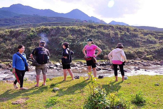 From Hanoi: 2-Day Overnight Sapa Tour by Luxury Van Limousine - Cat Cat Village: waterfalls, costumes, and crowds
