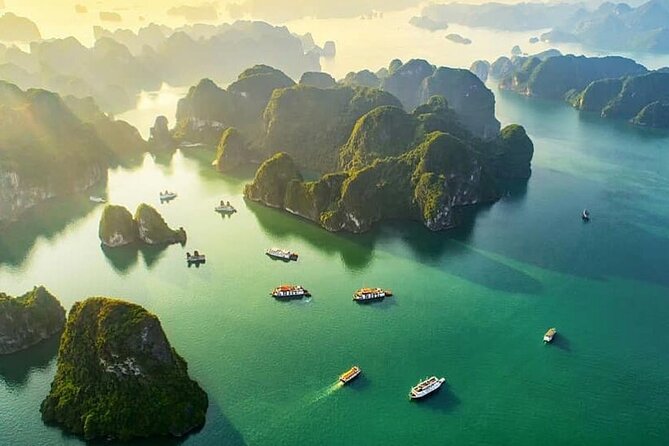 From Hanoi: Ha Long Bay Day tour 4-Star with Kayaking - Sunset on the sundeck before returning to Hanoi