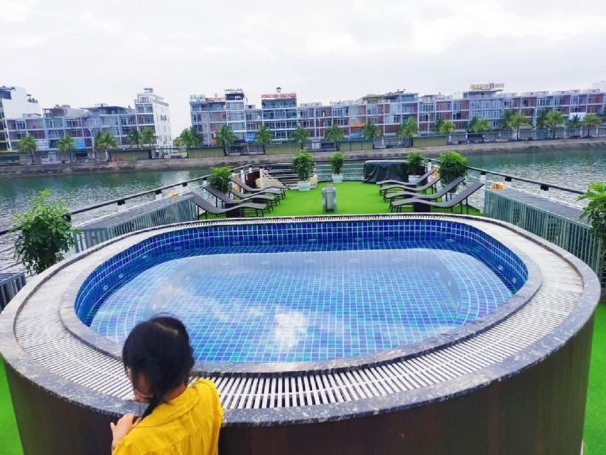 From Hanoi: Ha Long Bay Luxury Cruise Day Tour with Jacuzzi - Titov Island for views and swimming