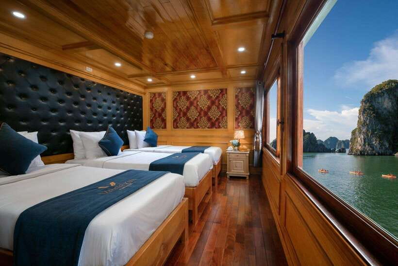 From Hanoi: Ha Long & Lan Ha Bay 2-Day Cruise with Meals - The Hanoi transfer and first hours aboard
