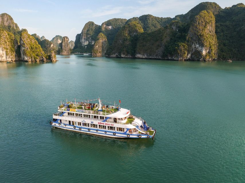 From Hanoi: Halong Bay Day Trip w/ Cave, Island & Kayak - Cruising among Halong Bay’s limestone islands