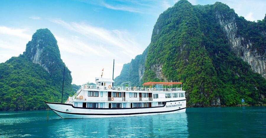 From Hanoi: Halong Explorer 3-Day Deluxe Cruise - From Hanoi to Tuan Chau Marina