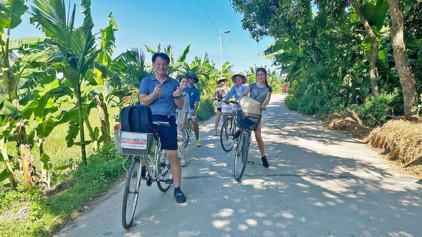 From Hanoi: Hoa Lu/Bai Dinh-Tam Coc/Trang An-Mua Cave Tours - Cycling through the Ninh Binh countryside
