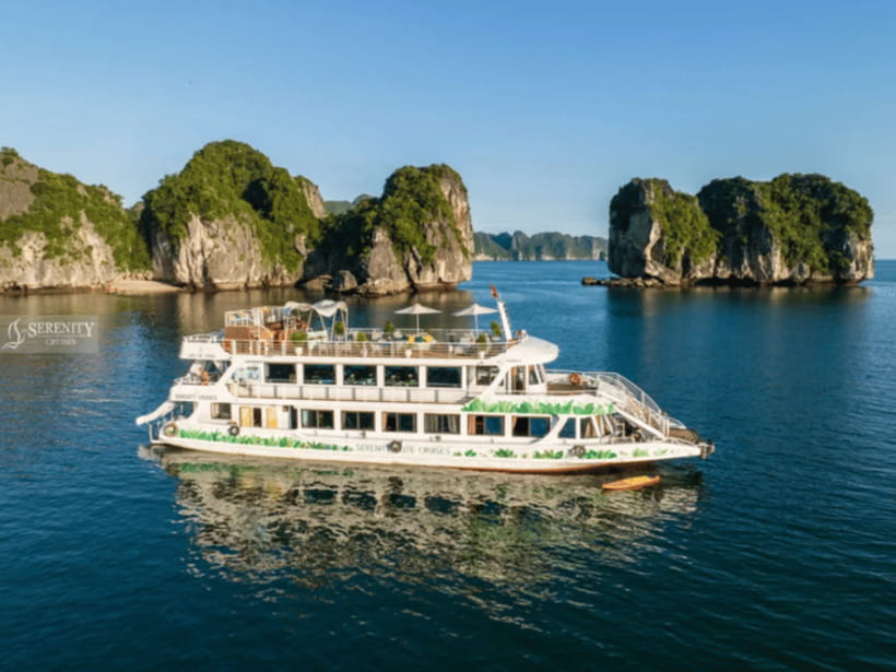 From Hanoi: Lan Ha Bay and Cat Ba Island Cruise with Lunch - Lunch on board, with a useful group-size detail