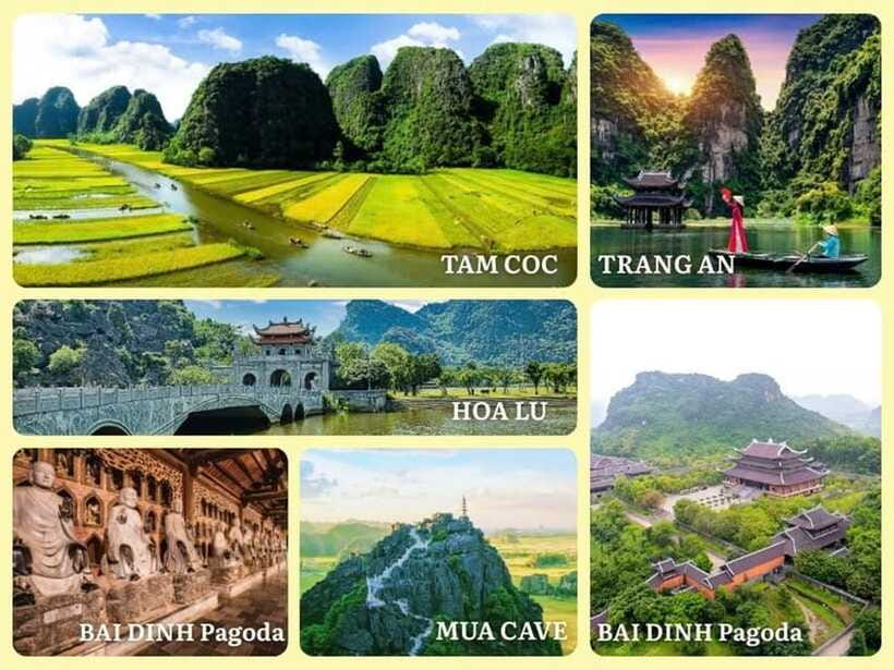 From Hanoi: Ninh Binh Boat Ride, Mua Cave Hike, Temple Visit - Trang An or Tam Coc on the river
