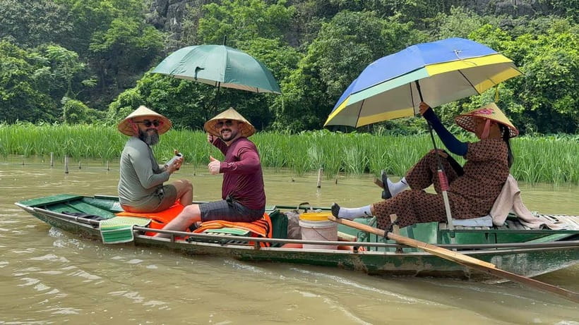 From Hanoi: Ninh Binh, Hoa Lu, Tam Coc, & Mua Cave Day-Trip - A short cycle through village life