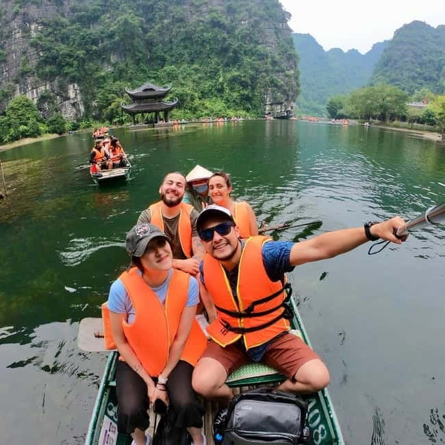 From Hanoi: Ninh Binh Trip with Cycling & Buffet Lunch - Two hours among Trang An’s limestone peaks