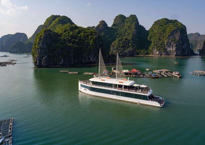 From Hanoi or Halong: Halong Bay Day Cruise - From Hanoi to Tuan Chau Marina in comfort