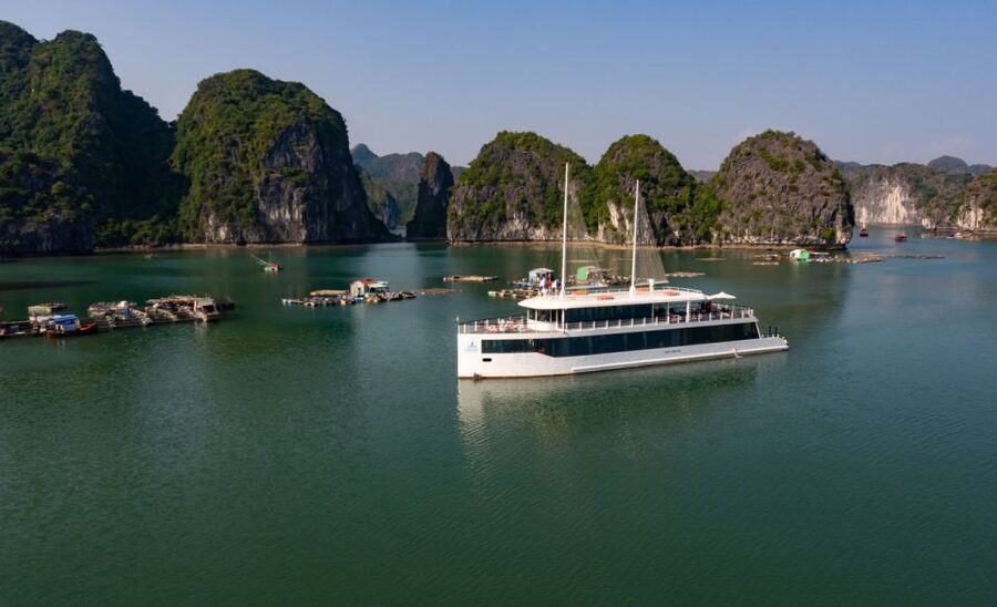 From Hanoi or Halong: Halong Bay Day Cruise - Swimming in a quiet Lan Ha Bay cove