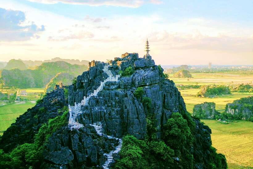 From Hanoi: Trang An Eco-tourism -Bai Dinh pagoda & Mua Cave - The early ride from Hanoi’s Old Quarter