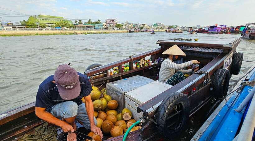 From HCM: Mekong Delta Can Tho Floating Market 2-Day Tour - Cooking, lunch, and a slower village hour