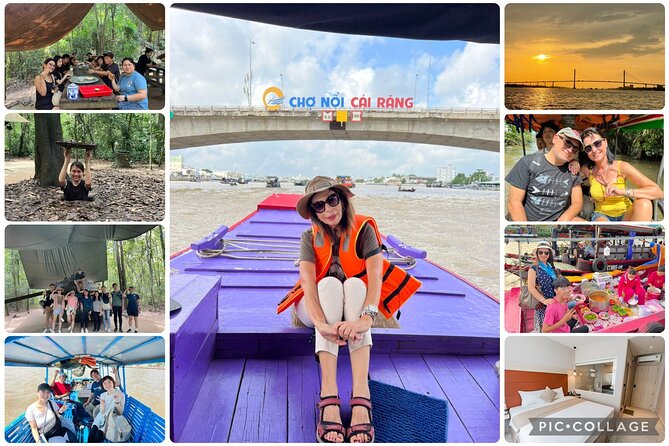 From Ho Chi Minh: Mekong Delta Can Tho Floating Market 2-Day Tour - Can Tho at night gives you a little breathing room
