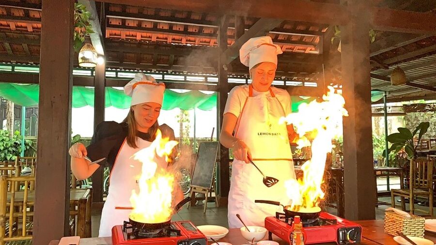 From Hoi An: Cooking Class at Organic Farm - Four Vietnamese dishes, four different skills