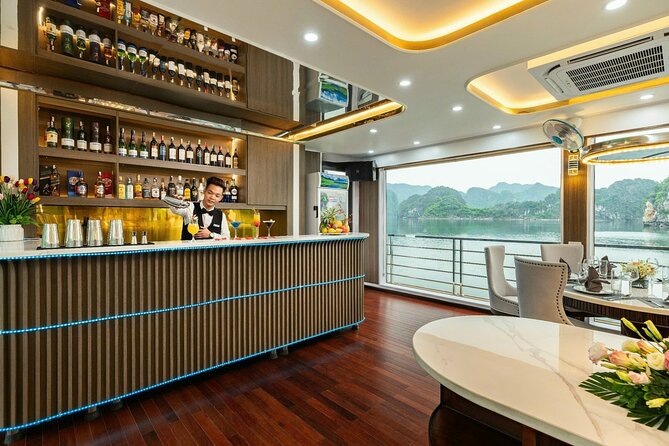 Full day Halong Bay Luxury Cruise - buffet lunch, kayak, swim. - Buffet lunch with Vietnamese choices
