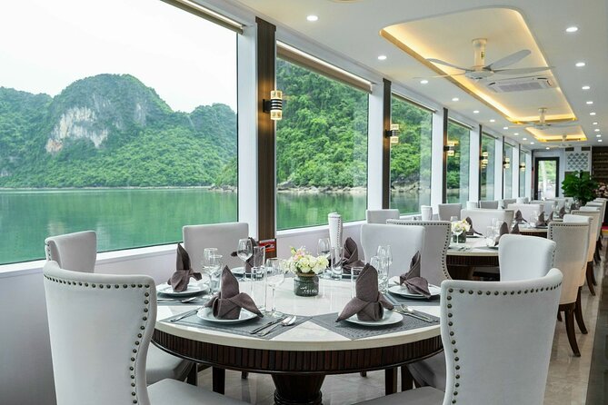 Full day Halong Bay Luxury Cruise - buffet lunch, kayak, swim. - Kayaking around Luon Cave