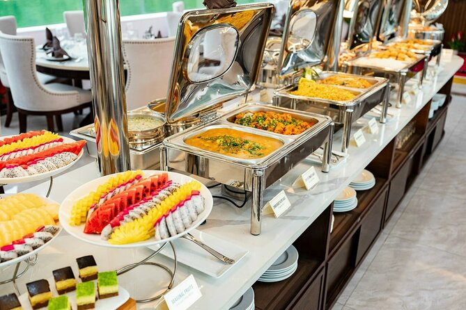 Full day Halong Bay Luxury Cruise - buffet lunch, kayak, swim. - Sunset tea, fruit, and the return sail