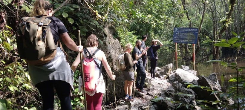 Full day hike - climbing in Jungle of Cat Ba National park - The 5-kilometer ride to Viet Hai harbor