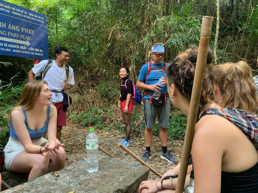 Full day hike - climbing in Jungle of Cat Ba National park - 7:45 AM pickup and the short ride to the park