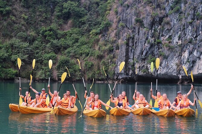 Full day trip to Lan Ha-Ha Long Bay from Cat Ba, avoid the crowds - A second beach stop and the return to Cat Ba