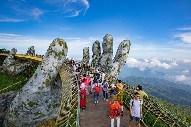 Golden Bridge -Ba Na Hills including buffet lunch ,Cable car 2 way From Da Nang - Key points to know before booking