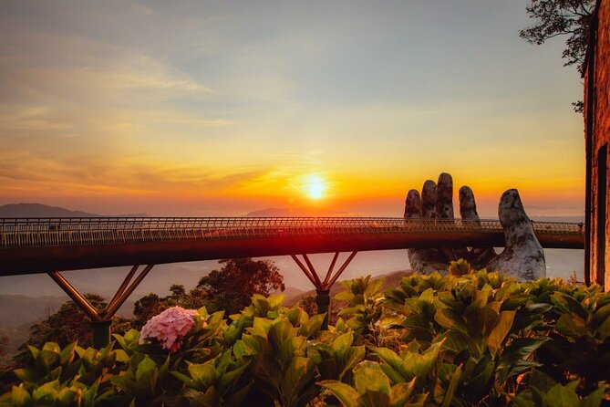 Golden Bridge -Ba Na Hills including buffet lunch ,Cable car 2 way From Da Nang - The first cable car above Ba Na forest