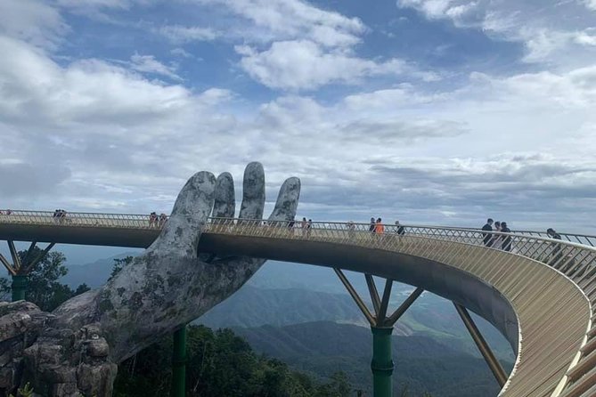GOLDEN BRIDGE & BA NA HILLS & MARBLE MOUNTAIN-Private Guided Tour - Marble Mountains: caves, temples, and stonework