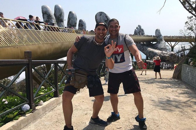 Golden Bridge-Marble Mountain-Hoi An City -Boat Ride-Night Market - Lunch is practical, not a long food stop
