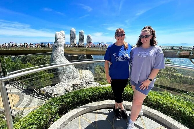 Golden Bridge-Monkey mountain-Dragon Bridge -Marble Mountain Fullday PrivateTour - Son Tra Mountain and the Lady Buddha statue