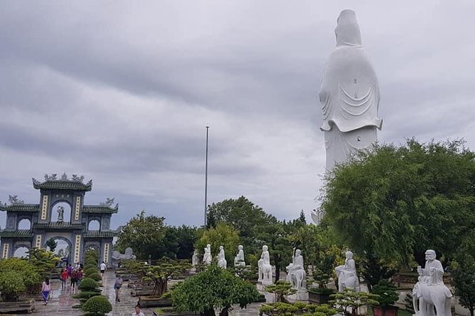 Guided Fullday Tour :Golden Bridge,Dragon Bridge,Marble Mountain,Monkey Mountain - Son Tra Mountain and the Lady Buddha