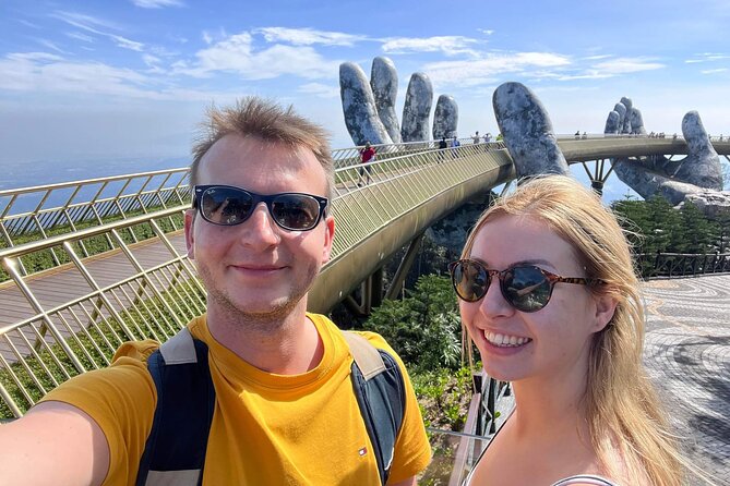 Guided Private Ba Na Hills/Golden Hands Bridge, Marble Mountains - The real advantage of Tien, Tea, Ty, Cong, and Linh