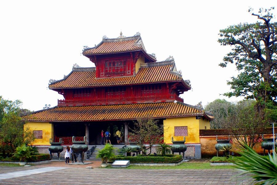 Guided Private Tour – Explore Hue’s Royal Tombs & Thien Mu - Thien Mu Pagoda beside the Perfume River