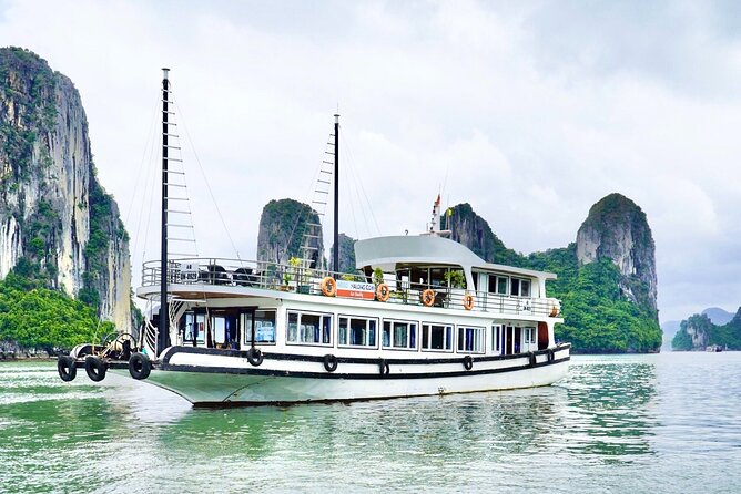 Ha Long Bay Cruise Day Tour-best selling: Included transportation - Ti Top Island for sea time and a climb