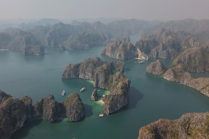 Ha Long Bay Cruise Day Tour - Cave, Kayaking, Swimming & Lunch - Ti Top Island: swim or climb